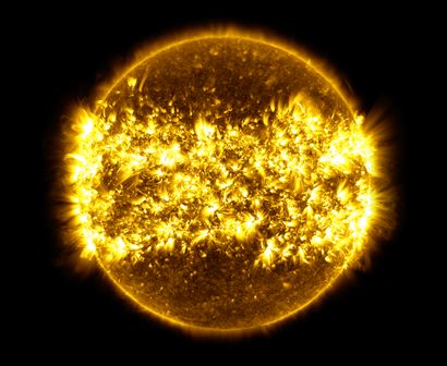 NASA Nasa. GRAND FORMAT. L'observation de notre soleil a fait de formidable progrès...