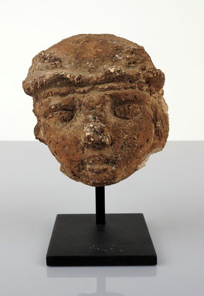 null Head of the God Bacchus or Mercury

Limestone with a patina of age, should be...