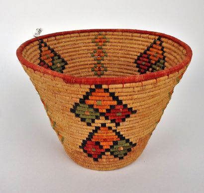 null Basket

Basketry decorated with geometric polychrome rhombic patterns

about...