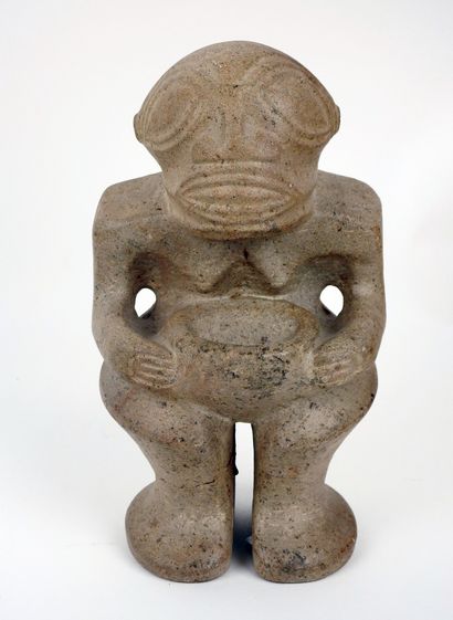 null Stone sculpture representing a Tiki from the Marquesas Islands

Stone 25 cm...
