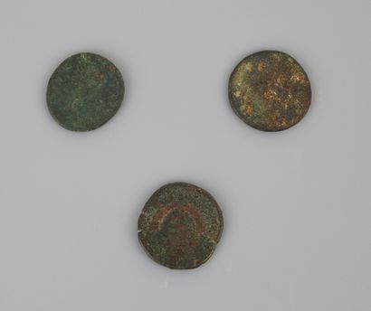 null Three bronze coins

Roman period