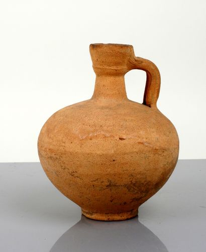 null Pitcher with handle and globular body

Terracotta 18 cm

Roman period