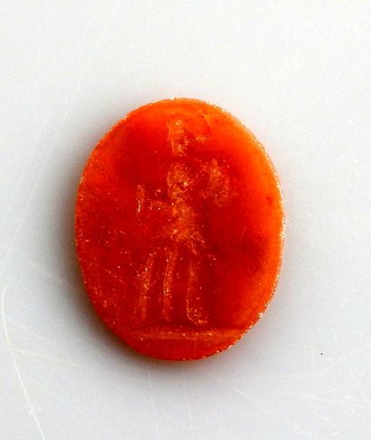null Intaglio representing a character on a stele

Agate 1.4 cm

Roman period