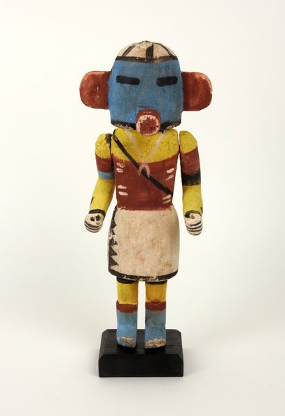 null Statuette representation of a kachina doll in the tradition of the spirit of...