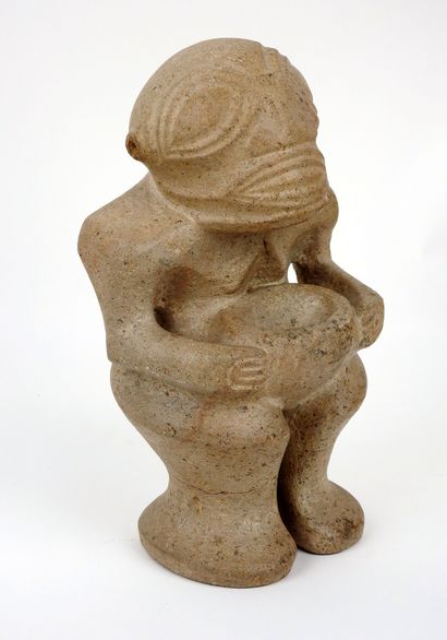 null Stone sculpture representing a Tiki from the Marquesas Islands

Stone 25 cm...