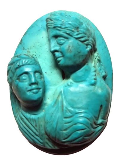 null Cameo representing the empress Livia and the emperor Augustus

Turquoise 38...