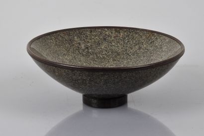 Probably antique granite pedestal bowl

Set...
