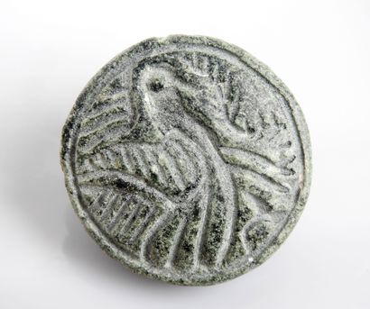 A bifacial seal medallion decorated with...