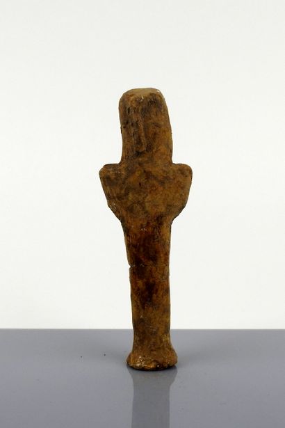 null Anthropomorphic idol with bird's beak

Terracotta 15 cm restoration

19th century...