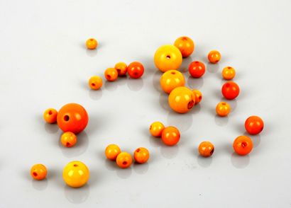 null Pearls like amber