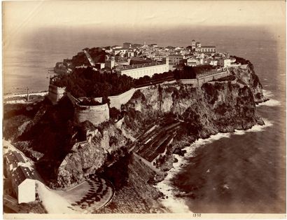 null MONACO. 2 OLD PHOTOS. Beginning of XXth century, silver prints : " MONTE-CARLO....