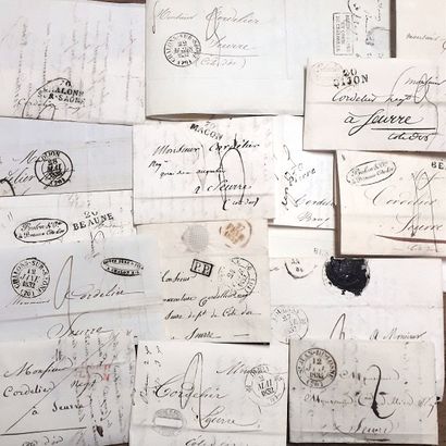 null CÔTE D’OR. Archive d’environ 1400 Lettres adressées à Mr CORDELIER négociant...