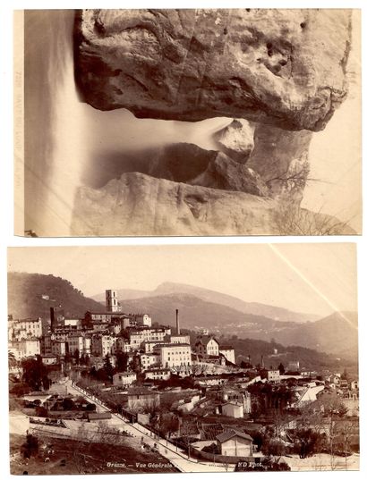 null ALPES-MARITIMES (06). 10 OLD PHOTOS Beginning of XXth century, silver prints...