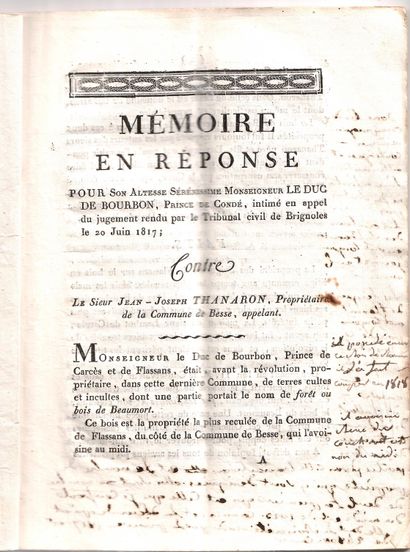 null VAR. BESSE-SUR-ISSOLE CARCÈS, Viguerie de BRIGNOLES. Archive of Provence of...