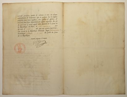 null ARRESTATION d’Étienne Charles de LOMÉNIE DE BRIENNE, Archevêque de SENS (1727...