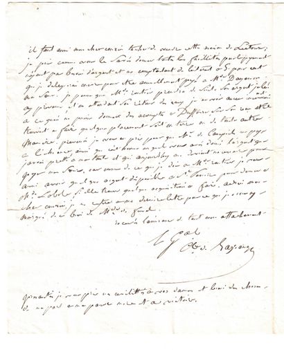 null Général Comte GERBOUS DE LAGRANGE (Mézin/Lot-et Garonne 1739 – 1823) - 2 Lettres...