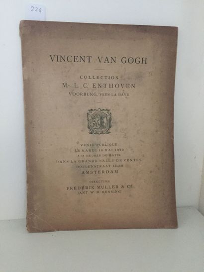 null VAN GOGH (Vincent): Collection M.-L. C. ENTHOVEN Voorburg, près La Haye. Vente...