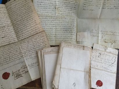 null LIMOGES - Importante réunion de documents manuscrits: archives personnelles...