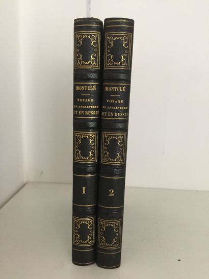 null MONTULE (Edouard de): Voyage en Angleterre et en Russie. Passard, 1843. 2 vol....
