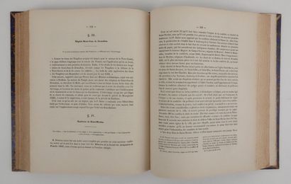 null DELGOVE: Histoire de la Ville de Doullens. Amiens, Lemer, 1865. In-4 demi-chagrin...