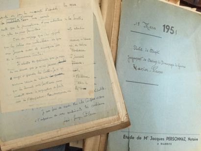 null [BORDEAUX] Archives Georges PLANES-BURGADE (1891-1974) , journaliste et homme...