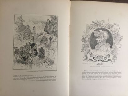 null [ROBIDA] Silvestre (A.) : La Plante enchantée. Librairie Illustrée, 1895. In-4...