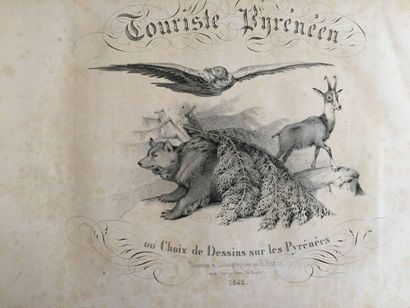 null PYRENEES - PARIS (Edouard): Touriste Pyrénéen ou choix de dessins sur les Pyrénées,...