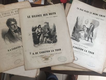 null MUSIQUE - CHANT - CARAYON La TOUR (Amédée) compositrice romantique (1812-1855)...