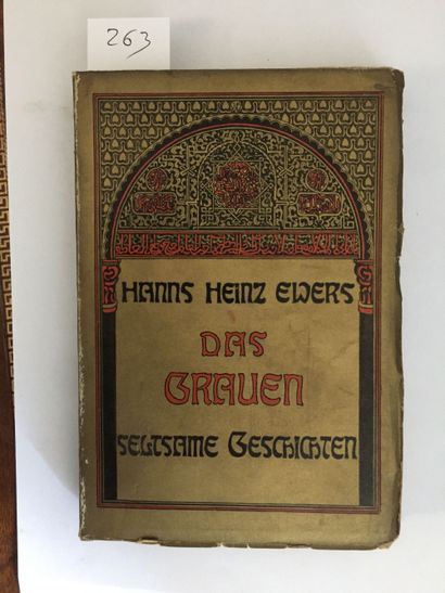 null LITTÉRATURE FANTASTIQUE - EWERS (Hanns Heinz): Das Grauen. Munich et Leipzig,...