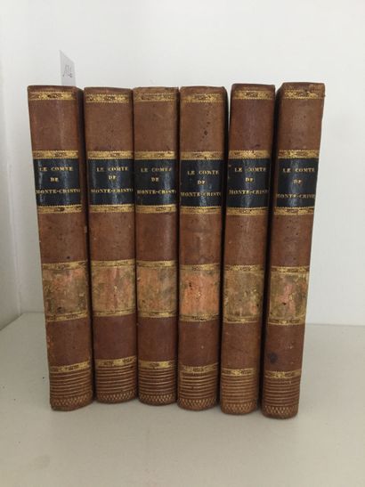 null DUMAS (A.): Le Comte de Monte-Cristo. Michel Levy Frères, 1846. 6 vol. grand...