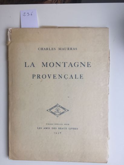 null PROVENCE - PHOTOGRAPHIE - MAURRAS (Charles): La Montagne Provençale. Préface...