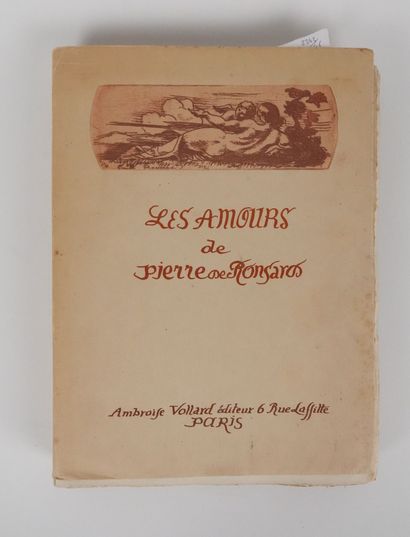 null RONSARD (P. de): Les Amours. Vollard, 1915. In-4 en ff. sous chemise (légères...