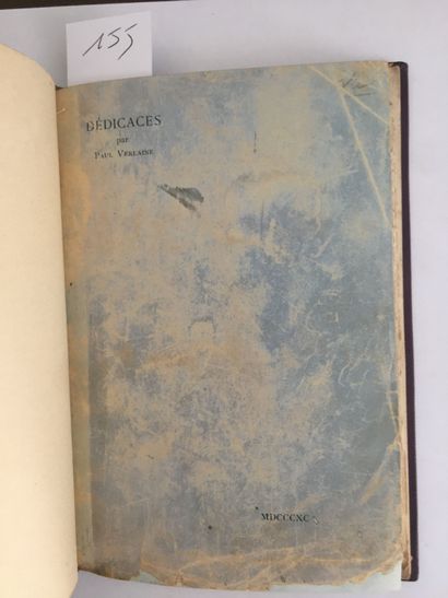 null VERLAINE (Paul) : Dédicaces. Bibliothèque artistique littéraire, 1890. In-12...