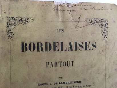 null [BORDEAUX] 2 volumes: -Revue drolatique du salon de l'Exposition Bordelaise...
