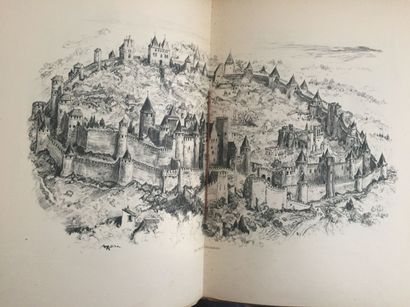 null ROBIDA (Albert): La Cité de Carcassonne. Texte et illustrations de Robida. Baudelot,...