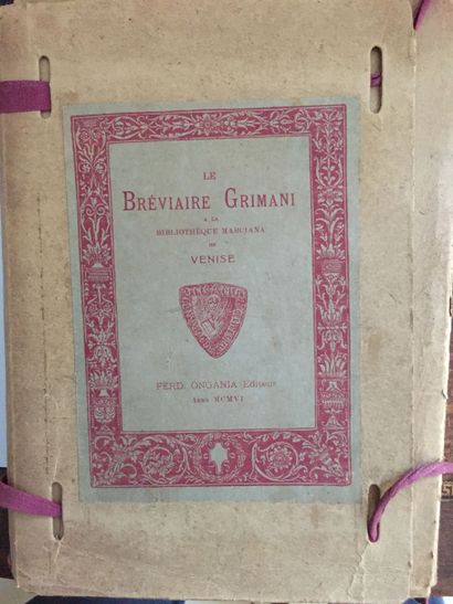 null [MANUSCRIT] Le Bréviaire GRIMANI à la Bibliothèque Marciana de Venise. F. Ongania...