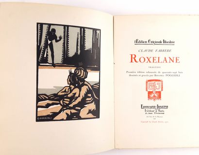 null Claude FARRERE (1876-1957, writer of the French Academy) / "Roxelane", Ed. Edouard-Joseph...