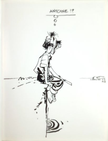 null BANDES DESSINEES - Michel FAURE (né en 1947, dessinateur) / Dessin original...