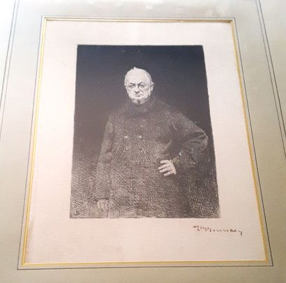 null Président Adolphe THIERS] – Léon BONNAT (Bayonne 1833-1922, peintre et graveur)...