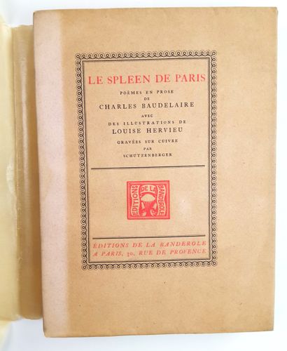 null Louise HERVIEU (1887-1976, painter and writer) / "Le Spleen de Paris" by Charles...