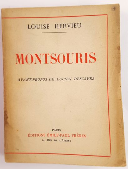 null Louise HERVIEU (1887-1976, artiste peintre et femme de lettre) / « Montsouris...
