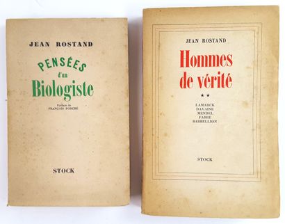 null Jean ROSTAND (1894-1977, biologiste et écrivain de l’Académie française) / «...