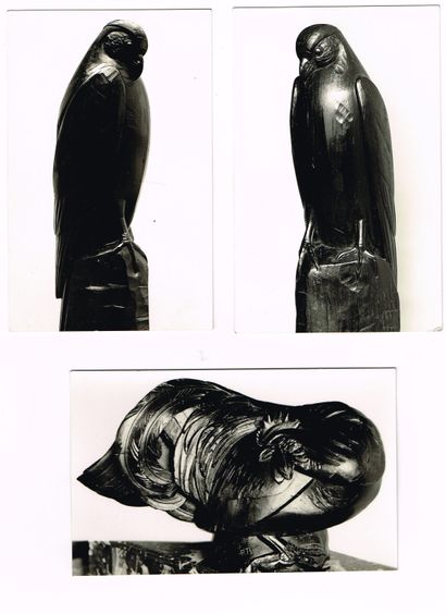 null Raymond BIGOT (Orbec 1872 – 1953, Sculpteur animalier) / Bel ensemble – 1°)...