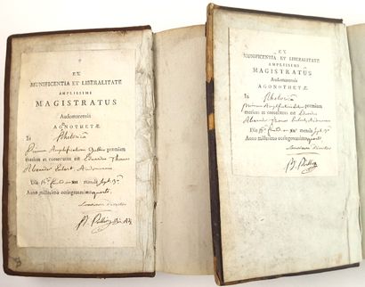 null FABLES / 1°) " Dictionnaire de la Fable ", Le Normant, An XII (1803), 2 volumes...