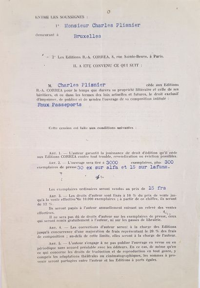 null Charles PLISNIER (1896-1952, écrivain belge et militant wallon, Prix Goncourt...