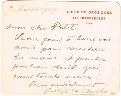 null Gaston de LATOUCHE (Saint-Cloud 1854-1913, Peintre élève de Manet et ami de...