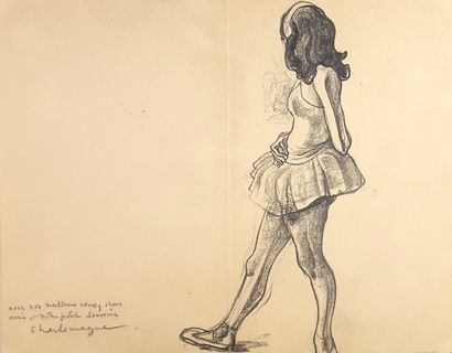 null BEAUX-ARTS – Paul CHARLEMAGNE (1892-1972, peintre et illustrateur) / Ensemble...