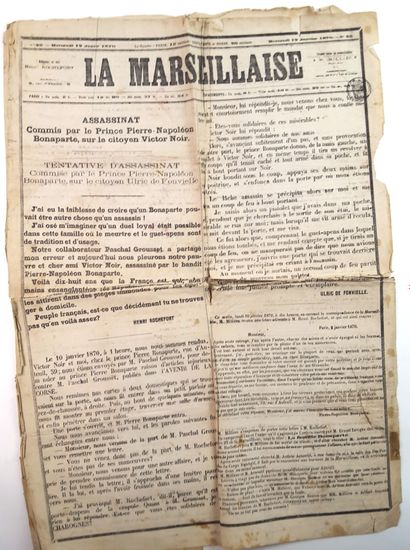 null Henri ROCHEFORT (1831-1913, journaliste polémiste, déporté au bagne de Nouméa,...