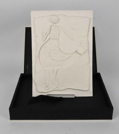 null Roger Bezombes (1913-1994)

L'homme oiseau

Sculpture en carton thermoformé...