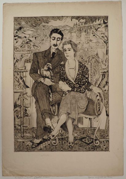 Etienne Cournault (1891-1948)

Le couple,...